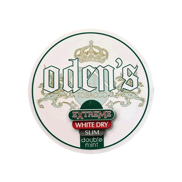 Oden's Double Mint Extreme Slim White Dry Portion Snus