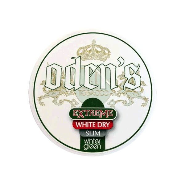 Oden's Wintergreen Extreme Slim White Dry Portion Snus