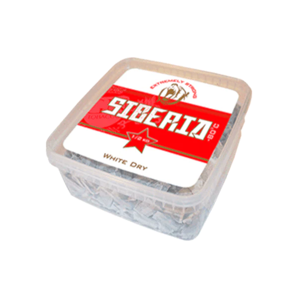 Siberia White Dry Portion Snus 500g Box