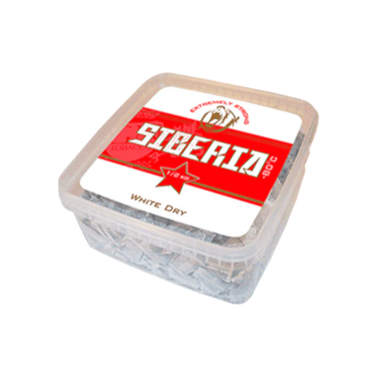 Siberia White Dry Portion Snus 500g Box