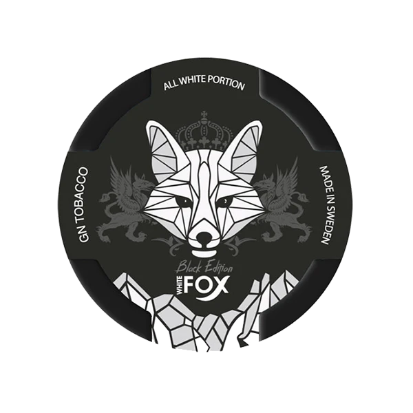 White Fox Black Slim All White Portion