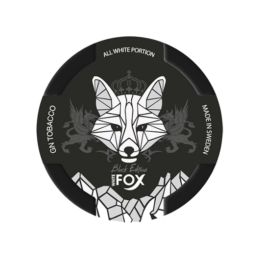 White Fox Black Slim All White Portion