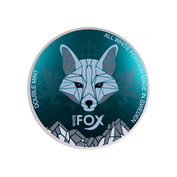White Fox Double Mint Slim All White Portion