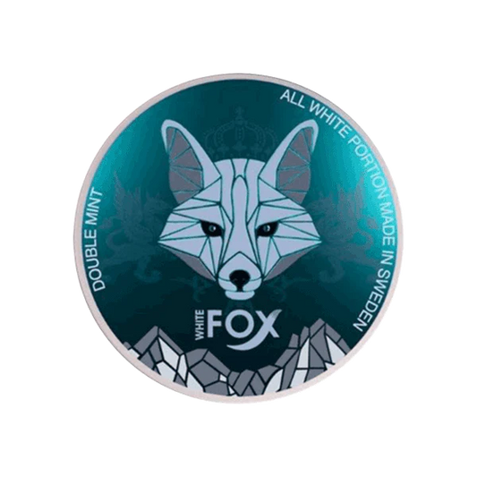White Fox Double Mint Slim All White Portion